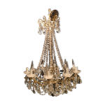 Lustre en cristal et bronze doré Lustre en cristal et bronze doré