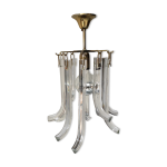 Lustre en cristal design italien annes 70