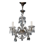 Lustre en cristal de murano, italie, milieu du 20me sicle.