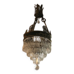 Lustre en cristal  pampilles