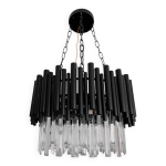Lustre design moderne en verre et mtal