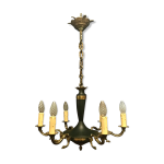Lustre empire 6 lumires