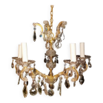 Lustre europen  pampilles en cristal