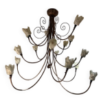 Lustre en fer forge