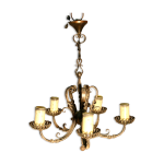 Lustre en fer forg� � 5 feux 1925
