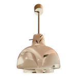 Lustre italien en verre de  murano , suspension vintage, des anne 60