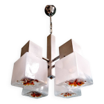 Lustre mazzega cubique, style space age, annes 70