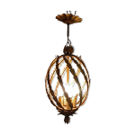 Lustre en métal doré Lustre en métal doré