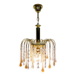 Lustre murano et gouttes en cristal Lustre murano et gouttes en cristal