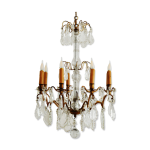 Lustre  pampilles 8 branches xixime