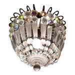 Lustre pampilles cristal