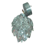 Lustre pampilles glycine / verre / cristal