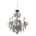 Lustre  pampilles style louis xv