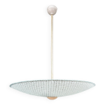 Lustre parapluie de style brusel, veb narva luchten, allemagne, annes 1970.