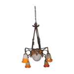 Lustre rethondes pate de verre