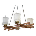 Lustre scandinave en pte de cristal