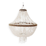Lustre - suspension en coquillages  rosy