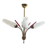Lustre tulipes ann�es 50 - 60 style moderniste