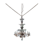 Lustre en verre de murano
