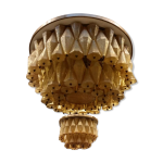 Lustre en verre de murano de carlo scarpa pour venini