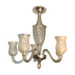 Lustre en verre de murano circa 1950
