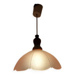 Lustre en verre rose