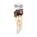 Lustre vintage capiz shell 'deux tons'