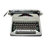 Machine  crire olympia mtal grand chariot a3 annes 60