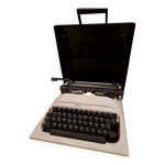Machine  crire portable blanche olivetti lettera 10