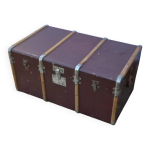 Malle ancienne en bois
