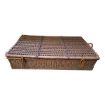 Malle ancienne en osier