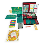 Malle de jeux de soci�t� ancienne