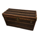 Malle louis vuitton ancienne malle de famille toile monogram
