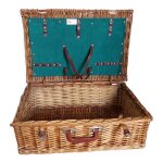 Malle panier  pique - nique anglais en rotin osier