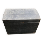 Malle de voyage en bois, ancienne l. 75 x p. 44 x h. 54