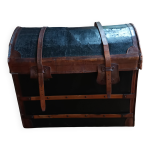 Malle de voyage bomb�e, second empire