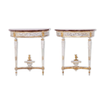 Malot. paire de consoles laquées d époque louis xvi. circa 1780. Malot. paire de consoles laquées d époque louis xvi. circa 1780.