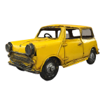 Maquette reproduction voiture ancienne mini cooper mtal tain collection