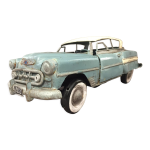 Maquette de voiture chevrolet 1950 mtal tain