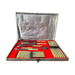 Mnagre de 29 picesla trompette en inox et corne