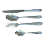 Mnagre alfenide christofle mtal argent - 48 pices modle rubans