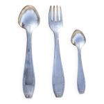 M�nag�re art d�co dans coffret, set de couverts m�tal argent�, table d�co