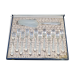 Menagere a gateaux en métal argenté Menagere a gateaux en métal argenté