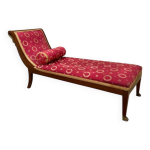 Mridienne lit de repos style empire bois massif