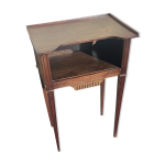 Meuble d'appoint en noyer de style louis xvi vers 1930