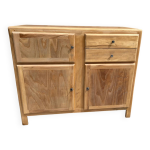 Meuble bahut buffet bois vintage