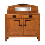 Meuble bar art dco en chne massif annes 1930