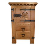 Meuble bar en ch�ne massif