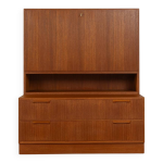 Meuble bar classique en deux parties des annes 1960, fabriqu par dewe, deutsche werksttten.