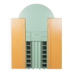 Meuble bar postmoderne en trois parties par peter maly pour interlbke